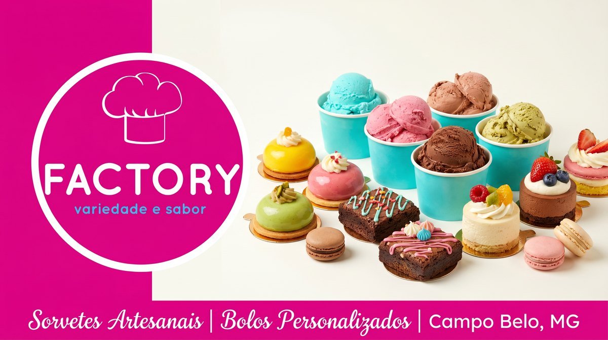 Cardápio da Factory Sorveteria