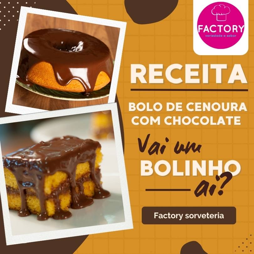 Receita Bolo de Cenoura
