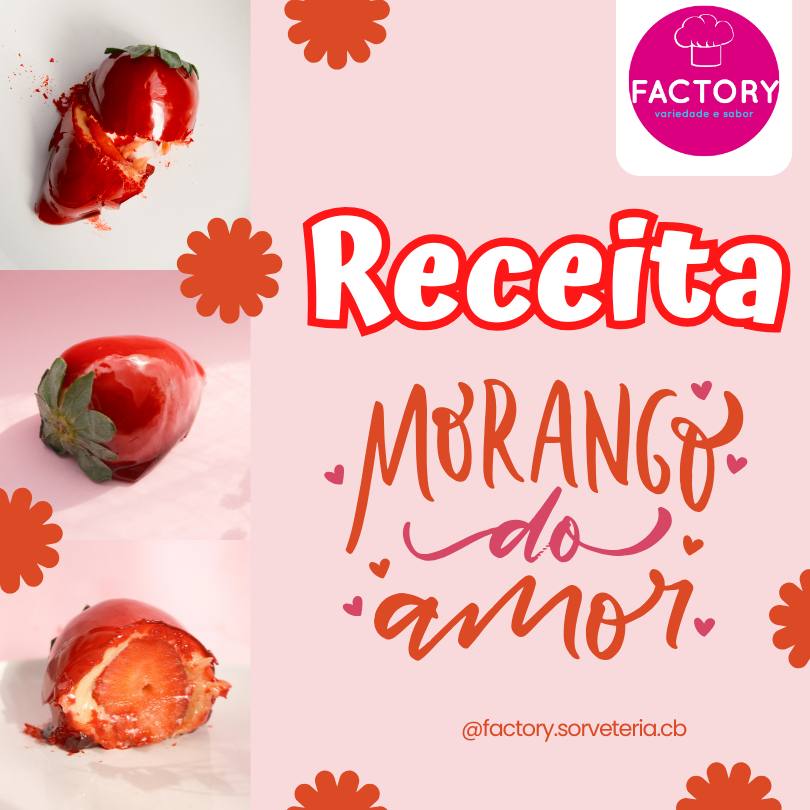 Receita Morango do Amor