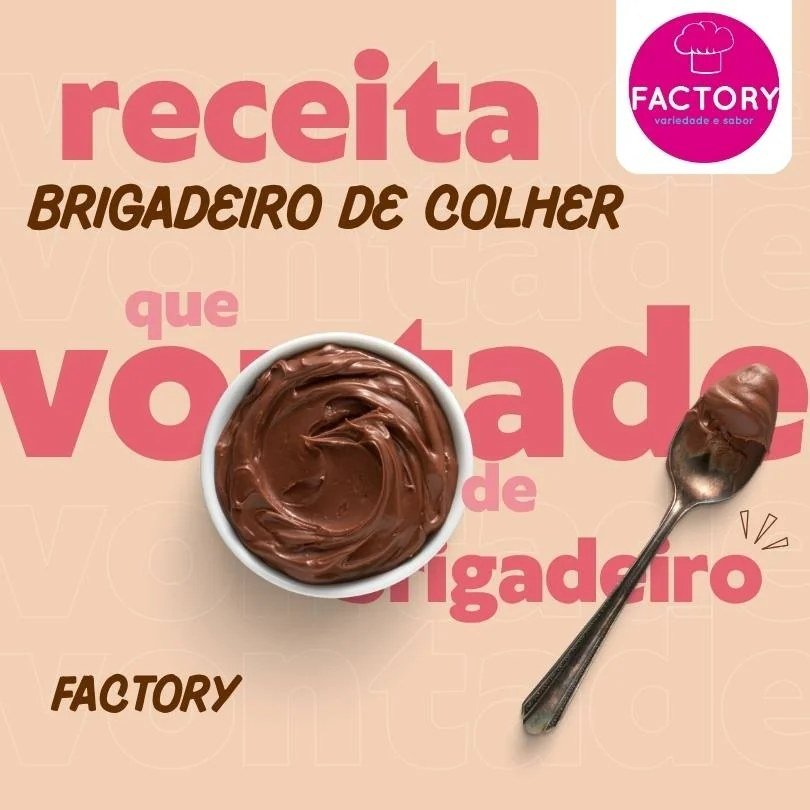 Brigadeiro de colher cremoso da Factory